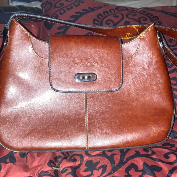 Gucci Bags Vintage Gucci Made In Italy Hand Bag Leather Bag Poshmark